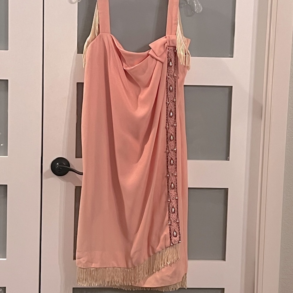 Inga’s Fashions of Hollywood 1960s pink shift dress.